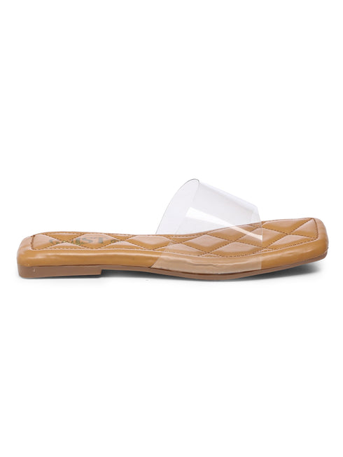 GNIST Clear Transparent Nude Flats